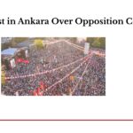Mass Protest in Ankara Over Opposition Court Case